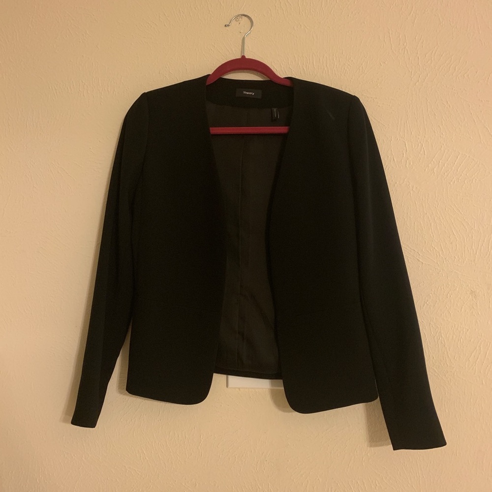 Theory black blazer - Picture 2 of 2